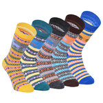 Wohlfühl-Hygge Socken mit Wolle Rentier-Motive - 1