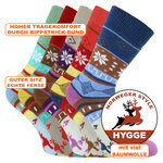Wohlfühl Hygge Socken Baumwolle skandinavisches Design - 29