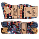 Merino-Alpakawolle Socken Peru-Anden-Motive - 7