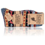 Merino-Alpakawolle Socken Peru-Anden-Motive - 2