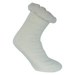 Bettsocken ABS Noppen wollweiß - 3