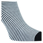 Damen Bambussocken gemustert schwarz-weiß - 25