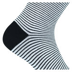 Damen Bambussocken gemustert schwarz-weiß - 24