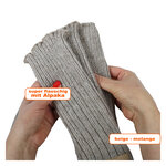 Overknees-Stulpen extra-lang Alpakawolle - 13