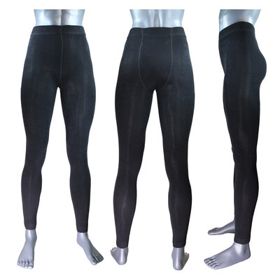 Bambus Damen Leggings schwarz