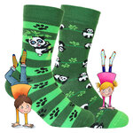 Bambus Kindersocken Panda Motive - 10