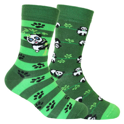 Bambus Kindersocken Panda Motive