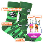 Bambus Kindersocken Panda Motive - 2