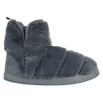Damen Hausschuhe mit Gummisohle Apollo anthrazit - 3