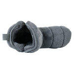 Damen Hausschuhe mit Gummisohle Apollo anthrazit - 6