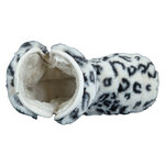 Damen Hausschuhe mit Gummisohle Apollo beige Fellimitat - 5