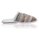 Damen Hausschuhe Puschen Pantoffeln Apollo Folklore-Muster rosa-bunt - 3