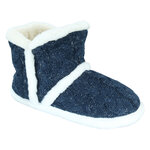 Damen Hausschuhe stabile Sohle Apollo blau - 8