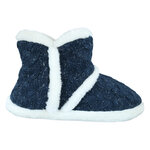 Damen Hausschuhe stabile Sohle Apollo blau - 4