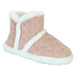 Damen Hausschuhe stabile Sohle Apollo apricot - 4