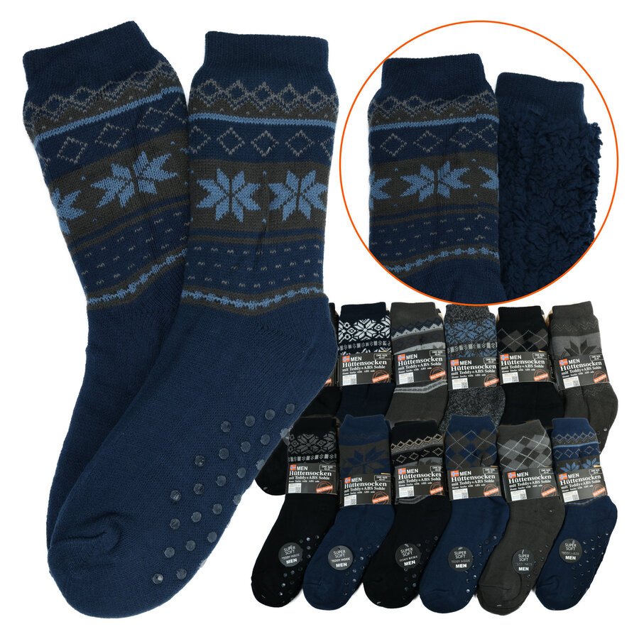 Herren Hüttensocken Antonio ABS Druck