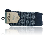 Herrensocken mit Wolle Apollo Folklore color-mix - 3