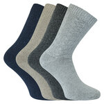 Herrensocken grobgestrickt mit Wolle Apollo color-mix - 1