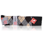 Kniestrümpfe ohne Gummidruck Argyle-Karo Baumwolle - 12