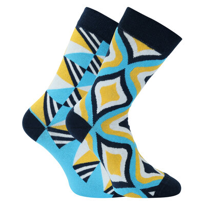 Muster Socken geometrische Formen Baumwolle