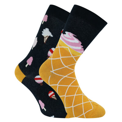 Eiscreme Motiv Socken Baumwolle