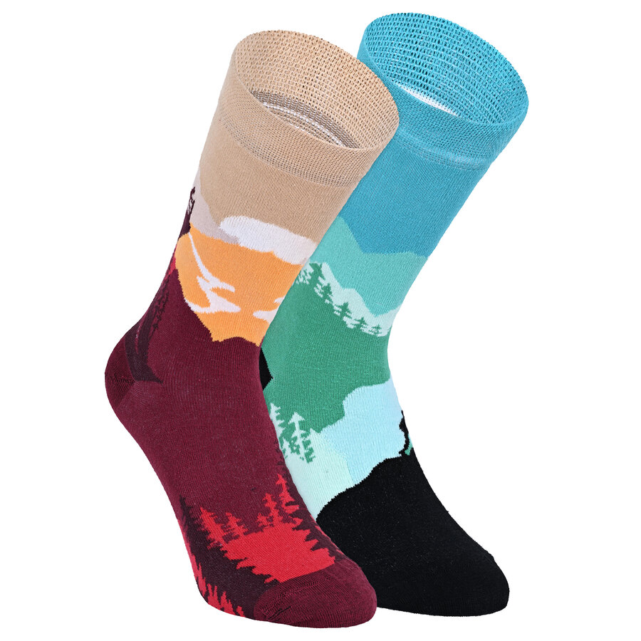 Bergglück Motivsocken Wanderer Bergsteiger Gipfelstürmer