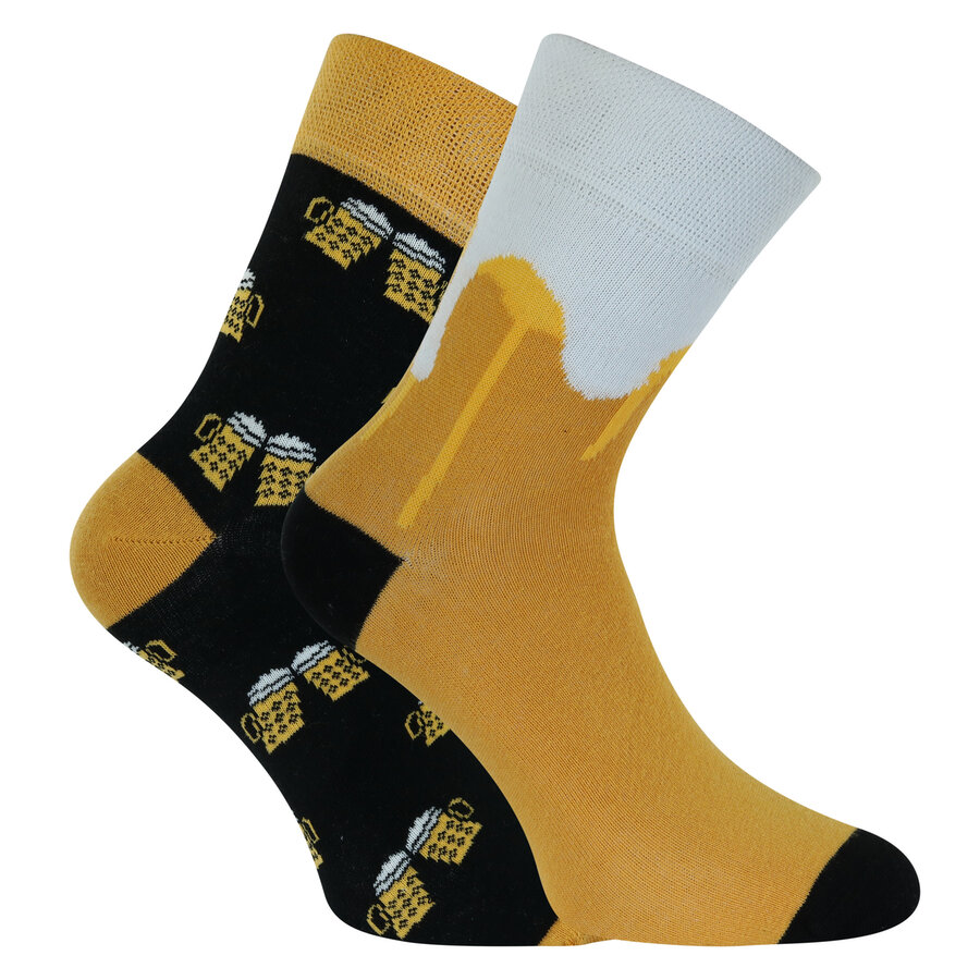 Bierglas Motiv Kurzsocken