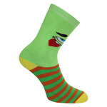 Anti-Rutsch dicke Kindersocken stabile Gummisohle crazy Monster - 7