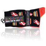 Hamburger Motiv Socken Fast Food - 2