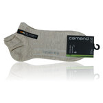 Bambus Sneakersocken ohne Gummidruck camano natur-melange - 3