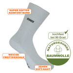 Berufssocken Koch Köchin Soft-Sohle kochfest weiß - 14