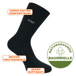 Gastro-Beruf Kellnersocken Soft-Sohle schwarz - 12