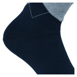 Herrensocken Argyle Karo Muster Camano ohne Gummidruck blau-mix - 15