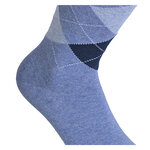 Herrensocken Argyle Karo Muster Camano ohne Gummidruck blau-mix - 6