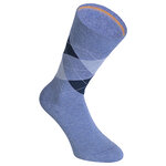 Herrensocken Argyle Karo Muster Camano ohne Gummidruck blau-mix - 4