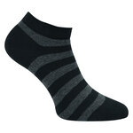 Gestreifte Sneakersocken ohne Gummidruck Camano schwarz - 5