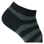 Gestreifte Sneakersocken ohne Gummidruck Camano schwarz - 7