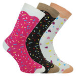 Donuts-Socken in Geschenkverpackung bunt - 5
