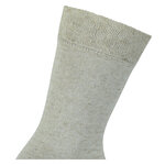Leinensocken ohne Gummidruck beige-melange - 4