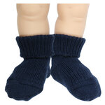100% Wolle Babysocken von Nordpol marine - 1