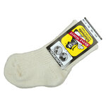 100% Wolle Babysocken von Nordpol wollweiß - 7