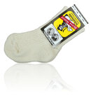 100% Wolle Babysocken von Nordpol wollweiß - 3