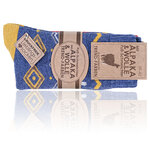 Alpaka Wolle Socken Südamerika-Muster bunt - 3