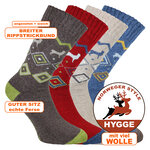 Alpaka Wolle Socken Südamerika-Muster bunt - 20