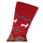 Alpaka Wolle Socken Südamerika-Muster bunt - 24