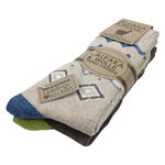Alpaka Wolle Socken Südamerika-Muster bunt - 32