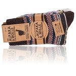 Dicke Alpaka-Wolle-Socken Hygge Scandinavien Style - 12