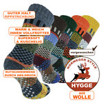 Thermo-Wolle ABS-Socken Antirutsch-Noppen Hygge-Style - 2
