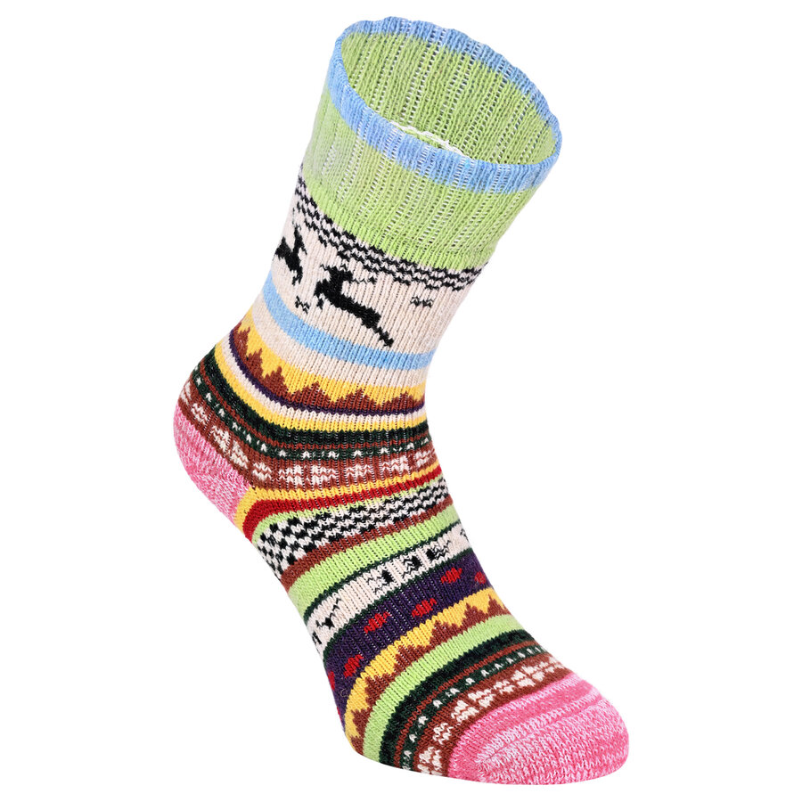 Lieblings-Socken mit Wolle kunterbuntes Scandinavian-Hygge-Design - 3