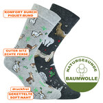 Lieblings-Motiv-Socken lustige Alpakas - 16